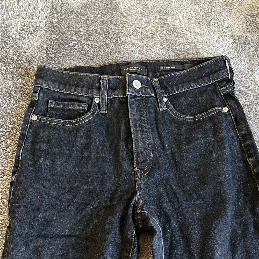 Banana Republic High Rise Slim jeans